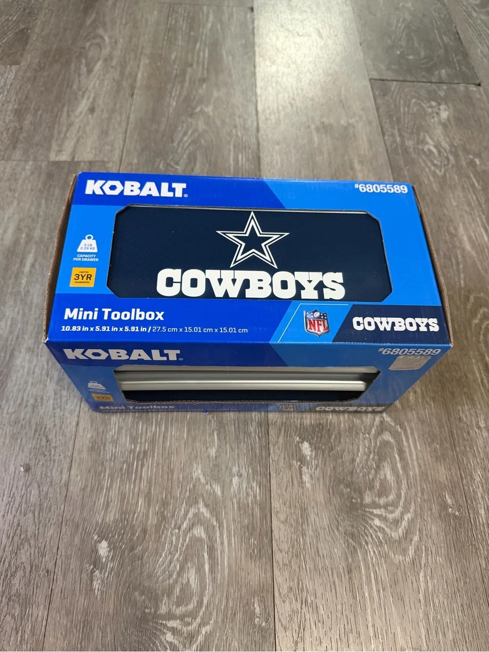 Kobalt Dallas Cowboys Mini Toolbox - Blue